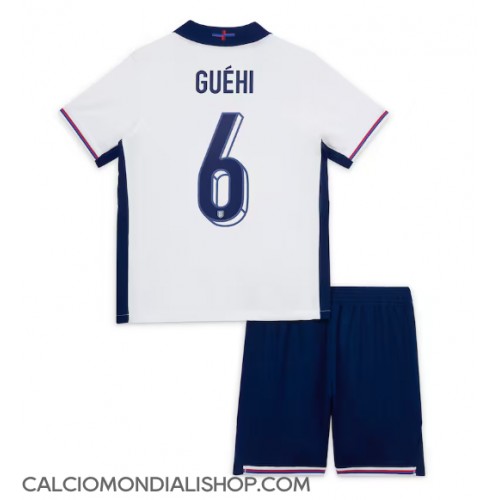 Maglie da calcio Inghilterra Marc Guehi #6 Prima Maglia Bambino Europei 2024 Manica Corta (+ Pantaloni corti)